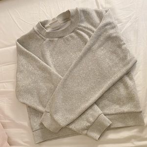 Aritzia sunday best grey sweatshirt xs